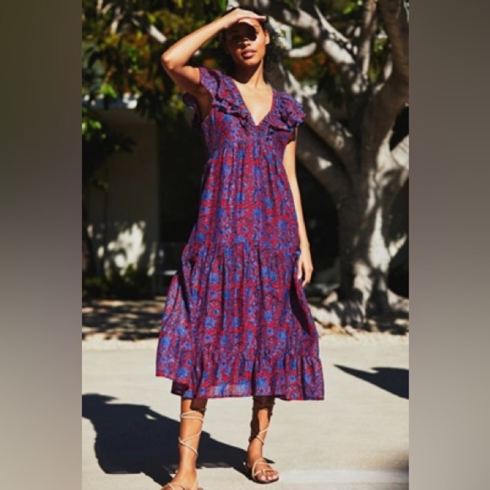 Roller Rabbit Lorien Ondine Floral Ruffle Dress - Picture 2 of 9